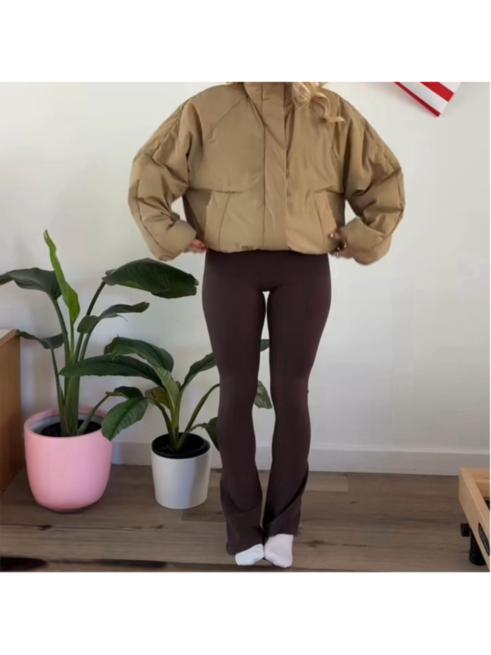 Lululemon Align Ribbed Mini-Flared Pant *Extra Short Espresso sz 4